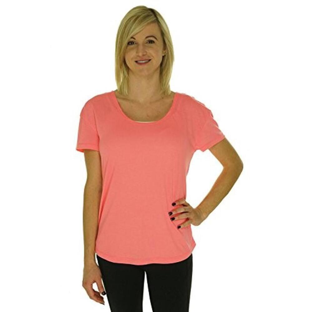 Ideology Womens Draped Cutout Back Tee Size XS